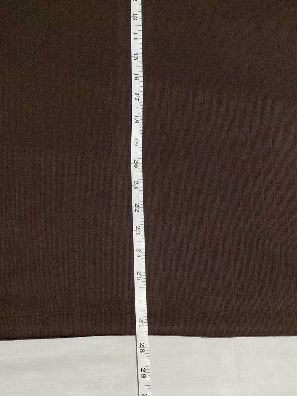 Perry Ellis Men's Brown Zip-Front XL Polo Shirt - Picture 3 of 7